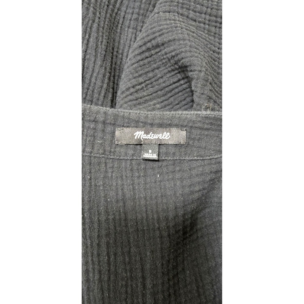 Madewell Lightspun women S button front midi dress gauzy, pockets, lagenlook - Picture 8 of 8